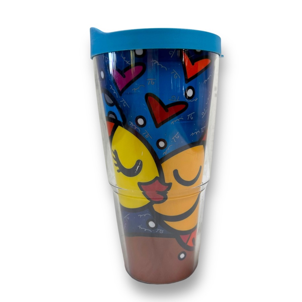 Rare Britto Deeply in Love Tervis Tumbler 24 oz